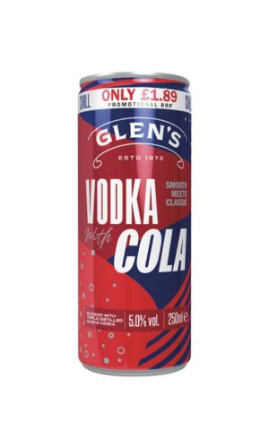 Glen´s Vodka Cola Lata 250ML