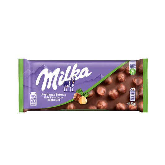 Milka Avellanas Enteras 100G