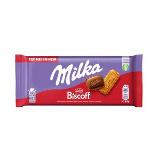 Milka Chocolate Lotus Biscoff 100G