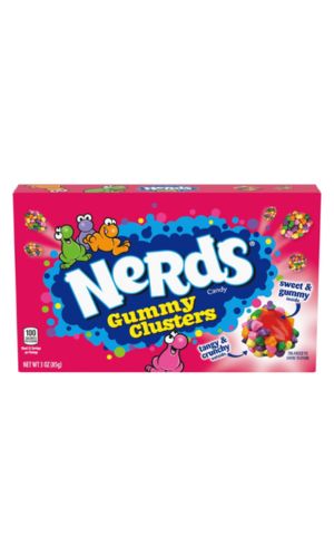 Nerds Gummy Clusters Rainbow Box 85GR