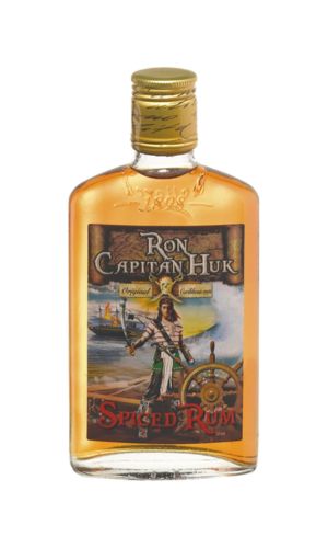 Petaca Capitán Huk Spiced Rum 20CL