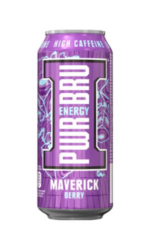 PWR BRU Energy Maverick Berry 500ML