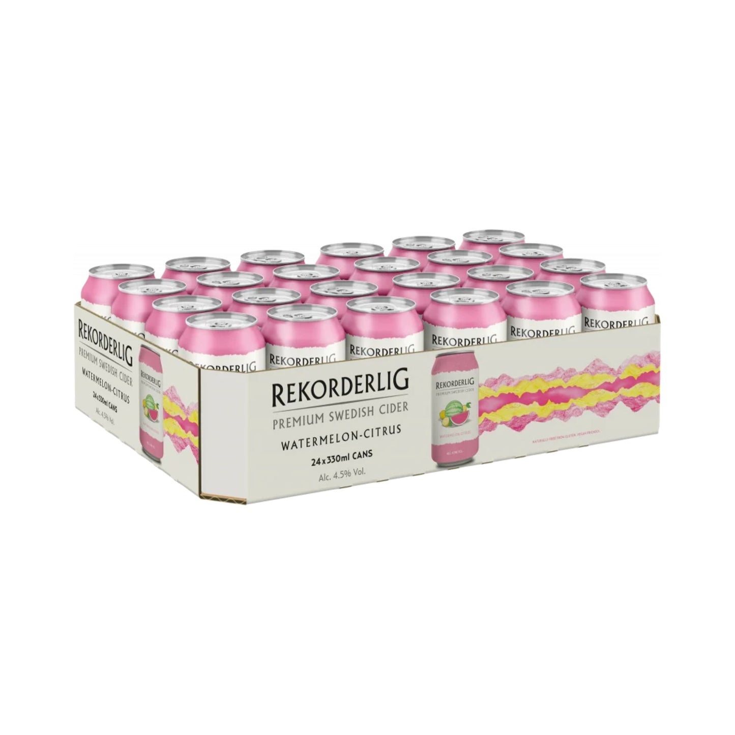 Caja de Sidra Rekorderlig Watermelon Citrus (24 unidades x 33CL)