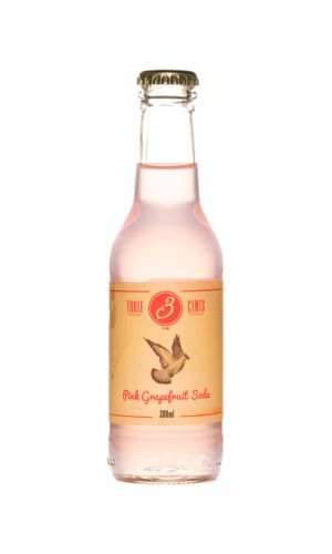 Three Cents Pink Grapefruit Soda 200ML