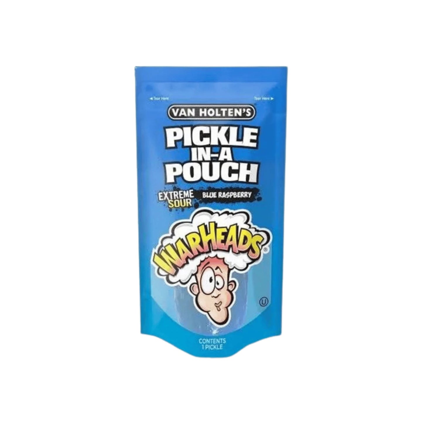 Van Holten’s Pickle In-A-Pouch Warheads Blue Raspberry