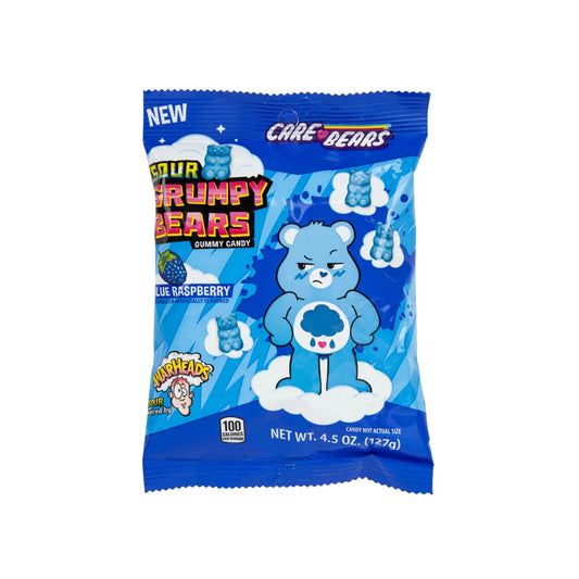 Warheads Sour Grumpy Bears Blue Raspberry 127GR