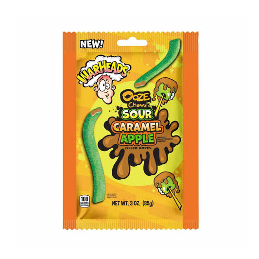 Warheads Ooze Chewz Sour Caramel Apple 85GR