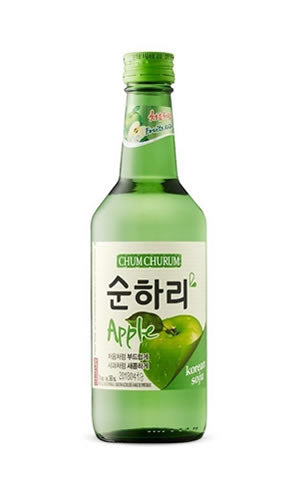 Vino Coreano de Arroz Soju Chum Churum Manzana 360ML