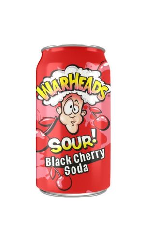 Warheads Sour Black Cherry Soda 355ML