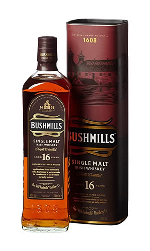 Bushmills Single Malt Irish Whiskey 16 Años 70CL