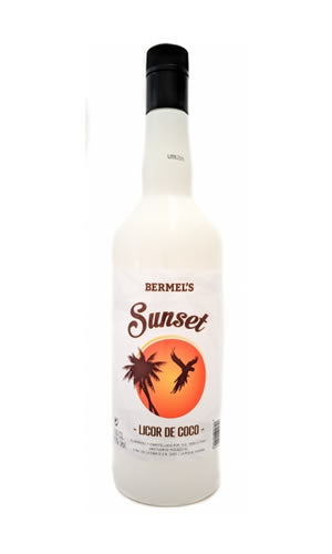 Licor de Coco Bermels Sunset 1L