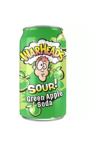 Warheads Sour Green Apple Soda 355ML