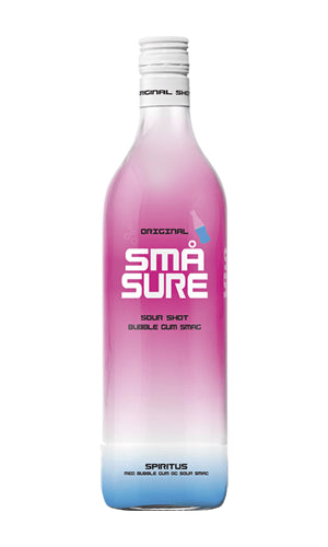 Sma Sure Sour Shot Bubble Gum 1L