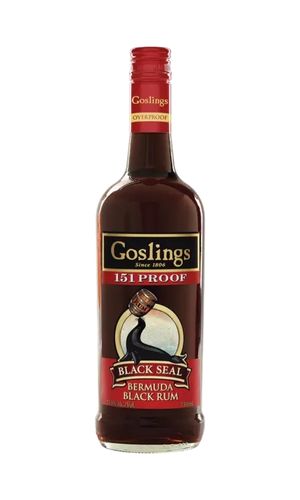 Ron Goslings 151 Proof Black Seal 700ML 75.5%Vol.