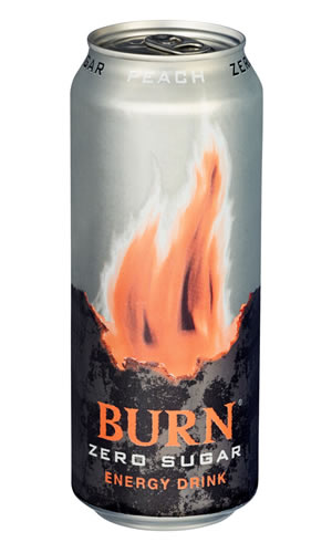 Burn Zero Sugar Peach 500ML