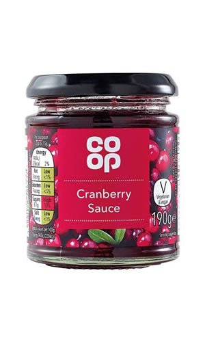 Co Op Cranberry Sauce 190GR