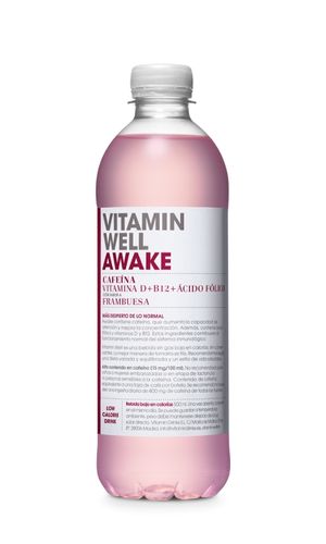 Vitamin Well Awake Frambuesa 500ML