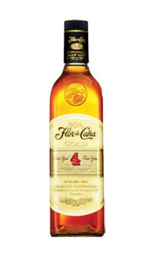 Flor de Caña Gold 4 Años 70CL