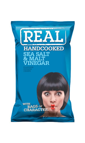 Real Crisps Sea Salt & Malt Vinegar