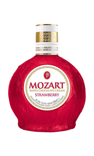 Mozart White Chocolate Cream Strawberry 500ML