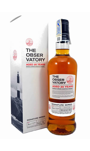 Whisky The Observatory 20 Años Single Grain 70CL