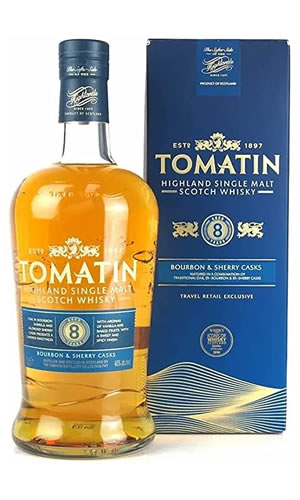 Tomatin 8 Años Bourbon & Sherry Casks 1L