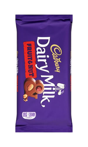 Cadbury Dairy Milk Fruit&Nut 180G