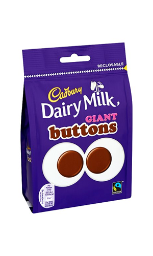 Cadbury Dairy Milk Giant Buttons 119G