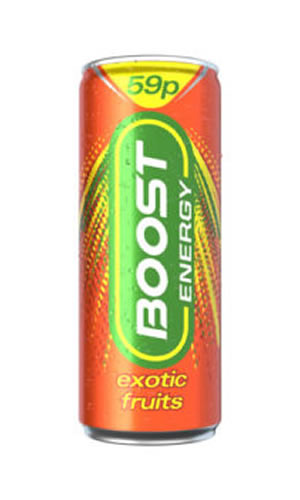 Boost Energy Exotic Fruit 250ML