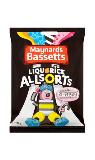 Maynards Bassetts Liquorice Allsorts 130GR