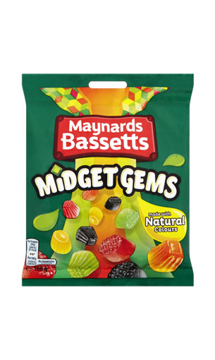 Maynards Bassetts Midget Gems 160G