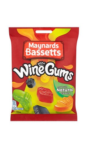 Maynards Bassetts Wine Gums 190GR