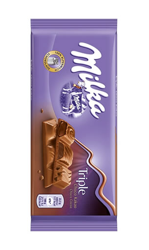 Milka Chocolate Triple Kakao 90G