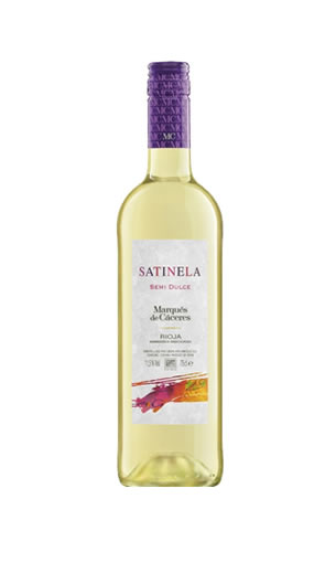 Vino Satinela Semidulce Blanco